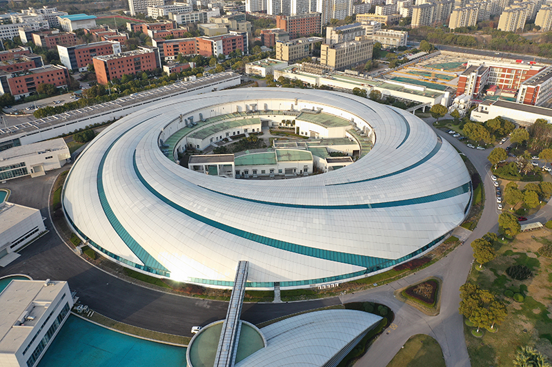 2019年3月12日，航拍上海光源項目。