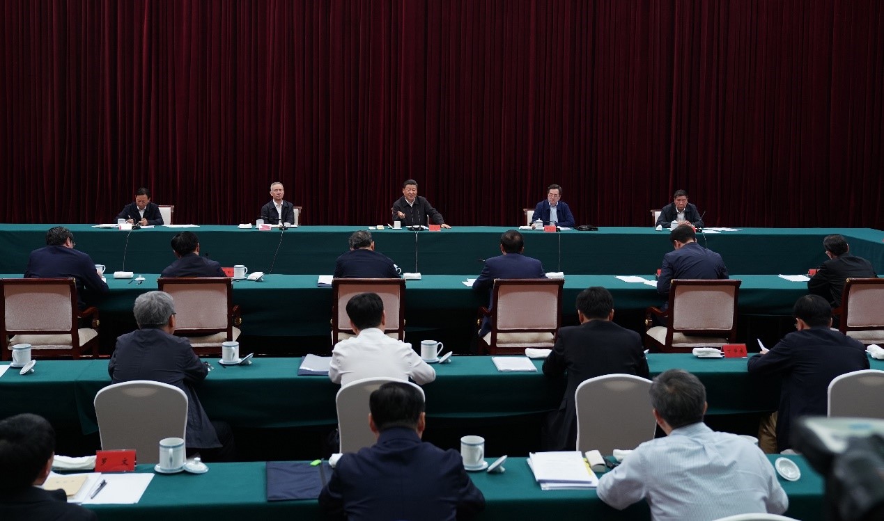 2019年5月20日至22日，中共中央總書記、國(guó)家主席、中央軍委主席習(xí)近平在江西考察，主持召開(kāi)推動(dòng)中部地區(qū)崛起工作座談會(huì)并發(fā)表重要講話。新華社記者 謝環(huán)馳 攝 