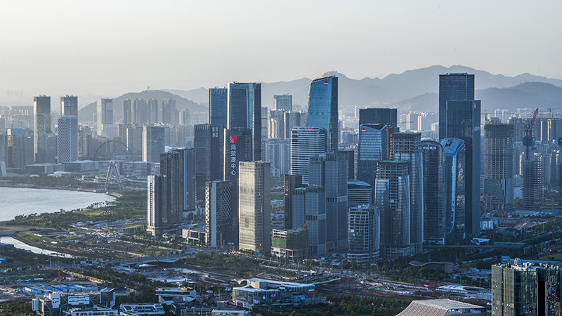 圖為深圳前海城市風光。