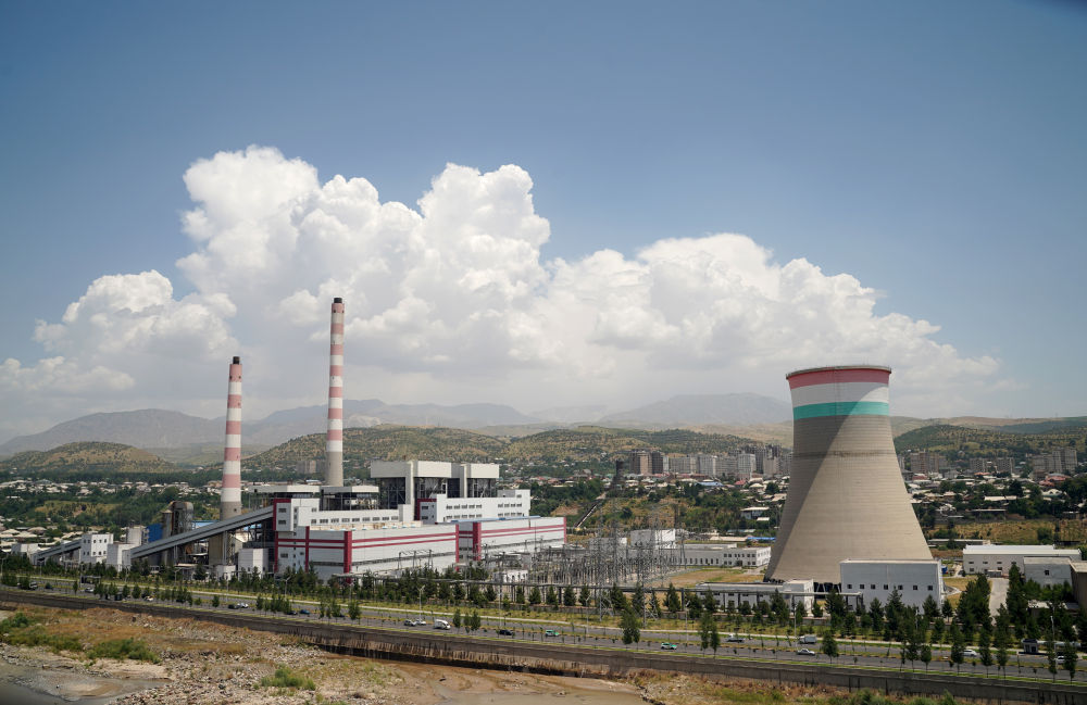 杜尚別2號熱電廠（2024年6月22日攝）。