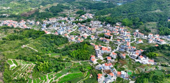 軍營(yíng)村俯瞰。人民網(wǎng)記者 陳博 攝